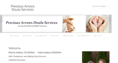 Desktop Screenshot of preciousarrowsbirthing.com